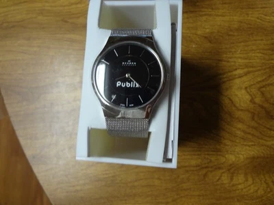 PUBLIX Men's Skagen Watch Metal Mesh Band-Model 233LSSB BRAND NEW IN BOX - Image 1 of 4