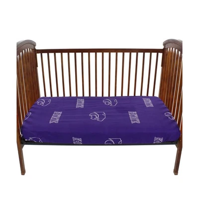 Par de sábanas ajustables para cuna College Covers Kansas State Wildcats, 28" x 52" x... Foto 1 de 3