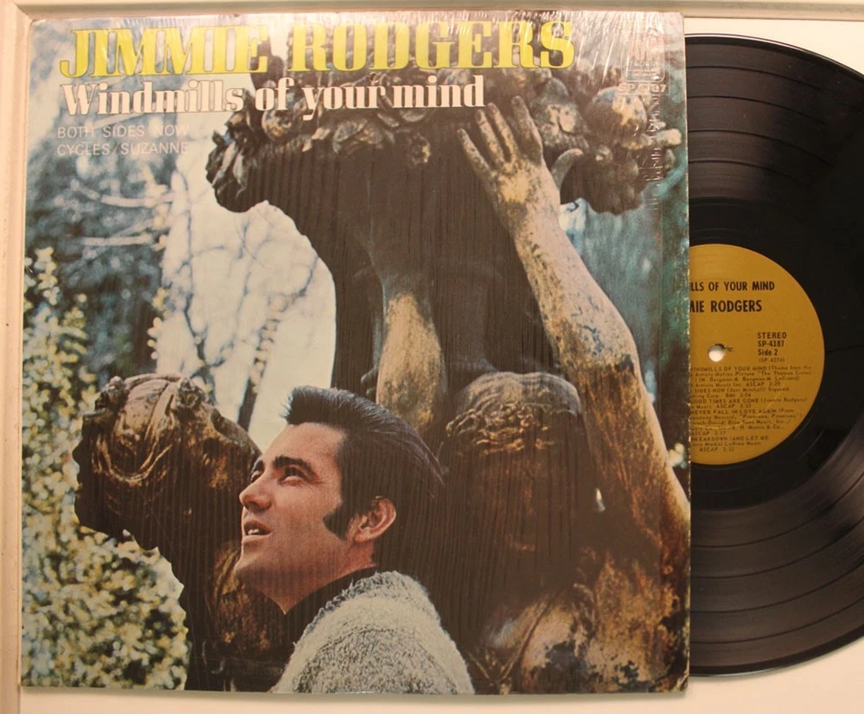 Jimmie Rodgers Lp Windmills Of Your Mind On A&M - Vg++ To Nm!/ Vg++ (In Shrink!) - Imagem 1 de 1