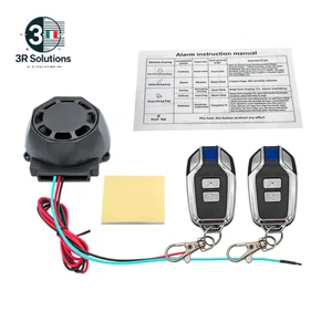 Allarme antifurto moto universale 12V con vibrazione, telecomando e ricerca auto - Imagen 1 de 12