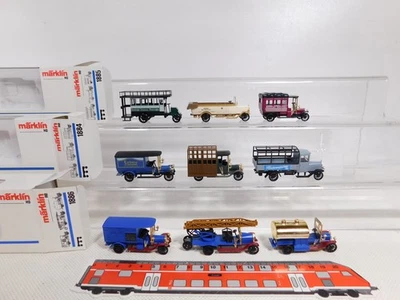 3X Märklin MHI H0 1:87 Set Oldtimer 1884 1885 1886 Pompiere Mint Box #DT342-1 - Immagine 1 di 4