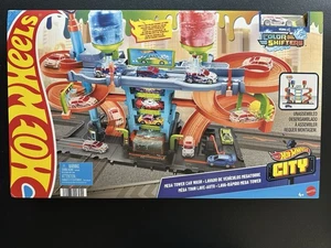 Hot Wheels Mega Tower Car Wash ~ Color Shifters - Picture 1 of 1