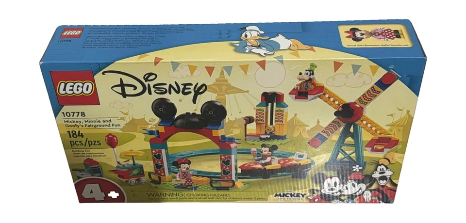 乐高迪士尼 10778 米奇·米妮·高飞的游乐场乐趣工厂封装 — 第 1/3 张图片