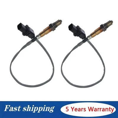 Sensor de oxígeno aguas arriba+aguas abajo 2 piezas para Volkswagen Beetle Golf Jetta Audi A3 2,0 L Foto 1 de 4