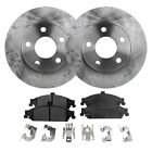 Front Brake Disc Rotor And Pad Kit For 99-05 Pontiac Grand Am Chevrolet Malibu