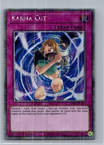 YuGiOh KARMA CUT Platinum Secret Rare RA04-EN128 Quarter Century Stampede - Picture 1 of 2