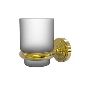 Allied Brass Tumbler/Toothbrush Holder Round Wall Mounted Elegant Polished Brass - Picture 1 of 1
