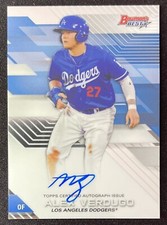 2017 Bowman's Best of 2017 Autographs Alex Verdugo LA Dodgers Boston Red Sox