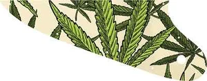 WD Custom Pickguard For Gibson 2010-2018 Reverse Firebird #GC02 Cannabis Leaf... - Picture 1 of 1