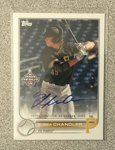 Bubba Chandler 2022 Topps Pro Debut #PD-16 Autograph