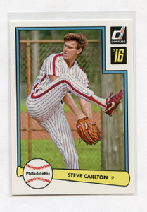 2016 PANINI DONRUSS # D82-50 STEVE CARLTON ,PHILLIES 1982 DONRUSS 
