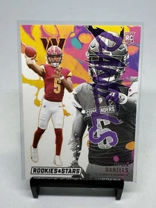 Jayden Daniels-2024 Panini Rookies And Stars-RC-Rookie Exclusive-#RE-JDS ✨ROY! - Imagen 1 de 3