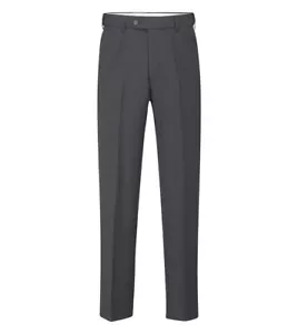 Pantalón Skopes Brooklyn Hopsack para hombre en carbón, cintura 28 a 62 - Imagen 1 de 6