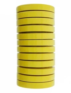 3M 06652 3/4 Inch Yellow Automotive Masking Tape (12 Roll) - Picture 1 of 1