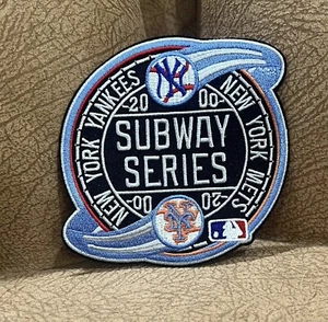 2000 Subway World Series Official Jersey Patch New York Yankees vs New York Mets - Picture 1 of 2