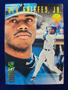 🌟 1996 Leaf Studio KEN GRIFFEY JR Gold Press Proof #/500! HOF Seattle Mariners
