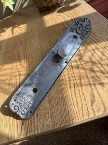 Cast Iron Door Hardware Store Front Cast Iron Plate Victorian Aesthetic Sargent - Picture 1 of 14