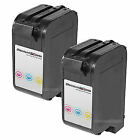 2pk C6625AN Color Ink Cartridge for HP 17 HP17 inkjet