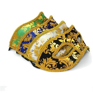 Elegante Venezianische Maske für Damen & Herren - 4 Stück Maskerade Set - Bild 1 von 2