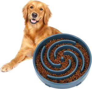 Slow Feeder Large Dog Bowls for Large Medium Dog Non Slip Maze Puzzle Bowl Pet S - Picture 1 of 12