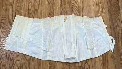 Espartilho CAMP Vintage~Cinto de Suporte 9479~Feito em União~Brocado de Creme~Tamanho 38 - Imagem 1 de 4