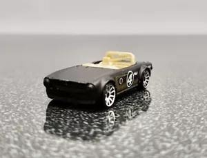 2011 HOT WHEELS Triumph TR6 Black Loose Number 4 Racer - Excellent Condition - Picture 1 of 8