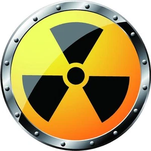 Calcomanía de vinilo de pared para señal de radiación nuclear peligro automóvil vehículo Corea del Norte - Imagen 1 de 1