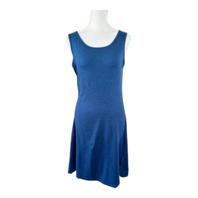 Patagonia Sleeveless Seabrook Dress Size XS Blue Black Athleisure Sundress - Image 1 of 4