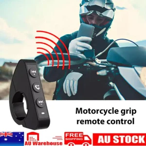 Motorcycle Helmet Headset Controller BT Wireless Remote Control Handlebar Button - Picture 1 of 12