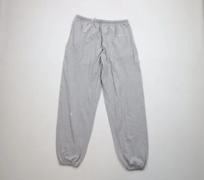 Pantalones de chándal ligeros grises vintage de los 90 Champion para hombre grandes descoloridos deletreados Foto 1 de 4
