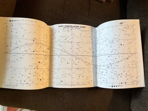 SC001 1987 Stars Constellation Chart epoca 2000 SKY EDITORIA-KIT PEZZI - Foto 1 di 4