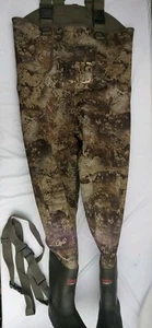 NF Northem Flight Neoprene Chest Wader 600G 3M Insulation Camo Size 11 PRAIRIE - Picture 1 of 24