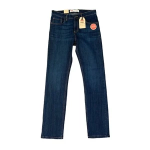 Levis Jeans Big Boys 16 Blue 510 Skinny 4-Way Stretch Cotton Blend Straight Leg - Picture 1 of 13