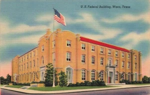 Postcard US Federal Building Waco Texas TX - Picture 1 of 2