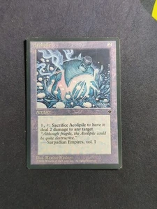 MISPRINT | MISCUT MTG Aeolipile - Magic the Gathering- Fallen Empires - Picture 1 of 2