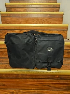 American Tourister Shoulder CARRY-ON BAG Sky Black Luggage Retro - Picture 1 of 8