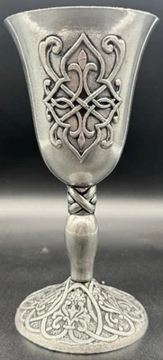 Copa cáliz copa de peltre Carson Forevermore gótica 7 pulgadas de alto vintage 1996 Foto 1 de 2