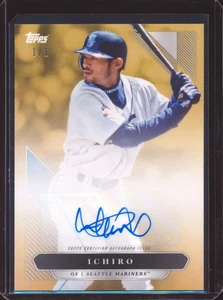 Topps X Derek Jeter 2021 #34-A Ichiro Gold autógrafo 1/1! - Imagen 1 de 2