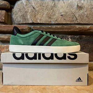 Adidas Skateboarding VL Court 3.0 Green and Black Suede Low Top Sneaker - Picture 1 of 8