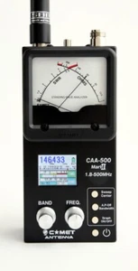 COMET CAA-500 Mark II 1,8-500 MHZ Graficzny i analogowy analizator antenowy - Zdjęcie 1 z 1