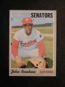 Tarjeta de béisbol Topps 1970 #655 de John Roseboro (casi nueva) - Imagen 1 de 2