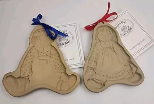 Bolso Marrón Arte Galleta De Colección Molde Raggedy Ann & Andy Set con Libro de Recetas NUEVO NOS - Imagen 1 de 7