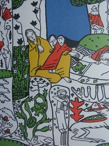 OSKAR KOKOSCHKA - Die Schlafenden, Lithographie 1908 - Picture 1 of 5