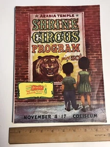 ARABIA TEMPLE SHRINE CIRCUS 1954 PROGRAM - Picture 1 of 12
