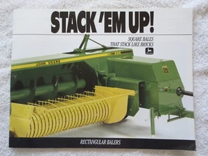 Original 1990 John Deere Brochure for Square, Rectangular Balers, Great Color! - Picture 1 of 5