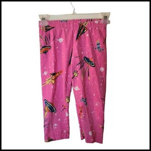 Hanna Andersson Make Believe Capri Leggings Pink Rockets size 120 size 6-7 Years - Picture 1 of 8