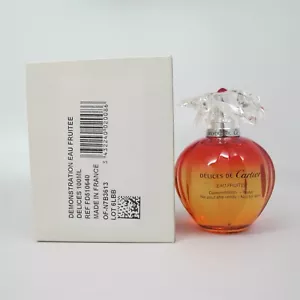DELICES EAU FRUITEE by Cartier 100 ml/ 3.3 oz Eau de Toilette Spray Tester - Picture 1 of 1