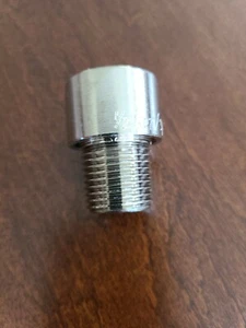 EN-1234-BR Messing vernickelt Gewindevergrößerer 1/2" NPT auf 3/4" NPT - Bild 1 von 6