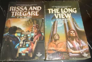 F.M. Busby 2 Book Lot Rissa Kerguelen Series Almost Complete 2/3 BB55 - Picture 1 of 2