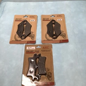 AHL AO-25 Motorcycle Brake Pads 2 Sets + One AO-122 Brake Pad - Foto 1 di 5
